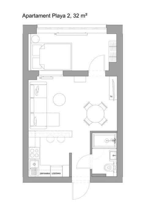 Sanhaus - Playa 2 Przy Samej Plazy Apartment Sopot